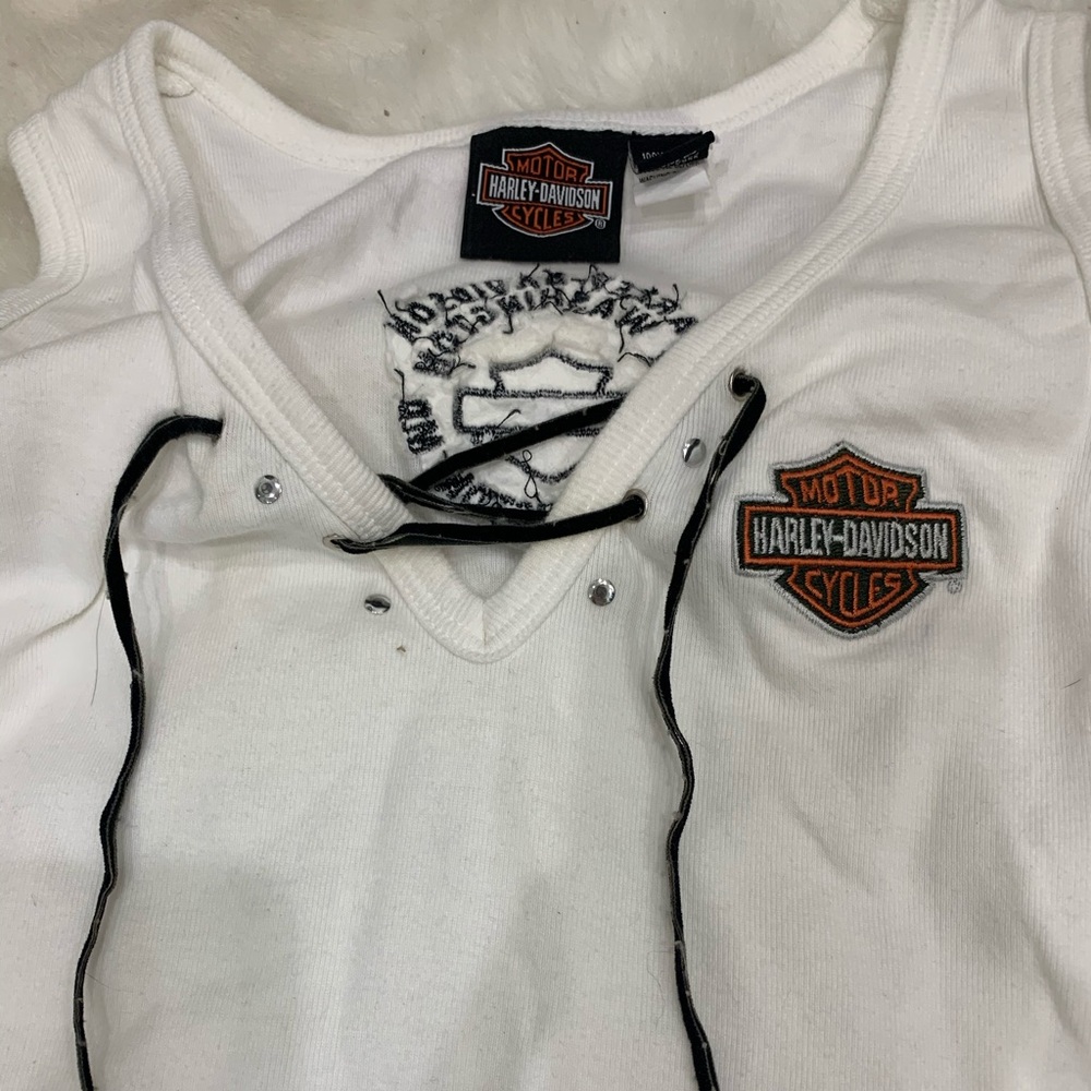 Harley Davidson studded tank sz l
